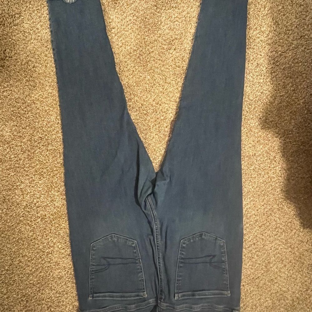 American Eagle Dark Blue Skinny Jeans - Picture 4 of 7